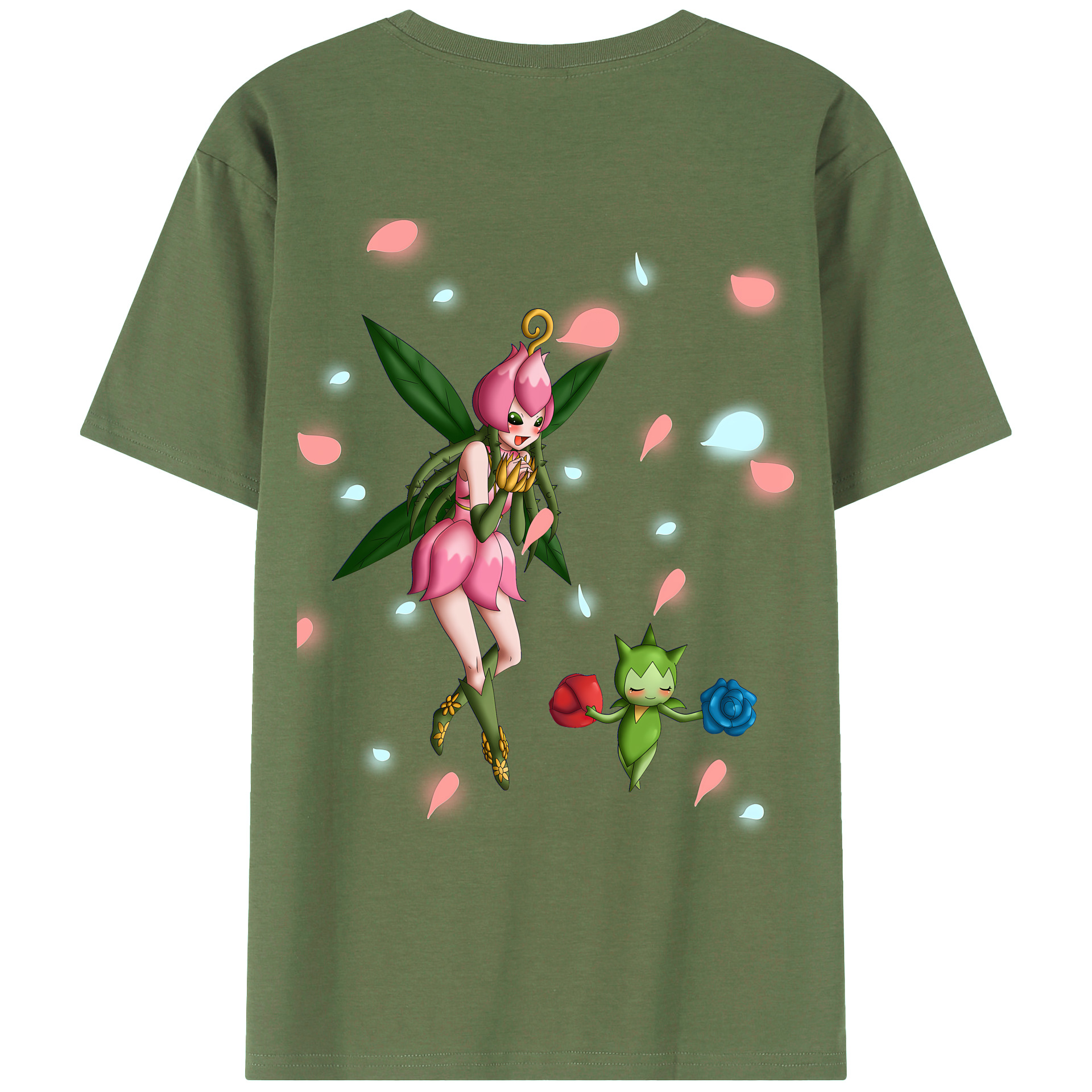 （画像用） Digimon デジタルモンスター/デジモン 綿100％ メンズ半袖Tシャツ（バックプリント） 通気性